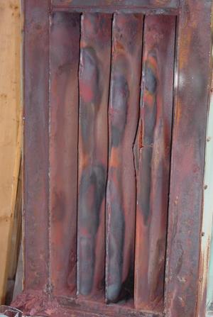 Example of a bad heat exchanger. 