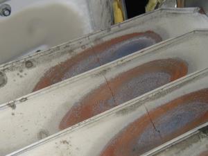 Example of a bad heat exchanger. 