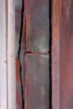 Example of a bad heat exchanger. 